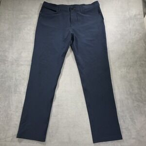 Public Rec Pants Men's 38x34 Blue Straight Fit Performance Stretch Golf Commuter